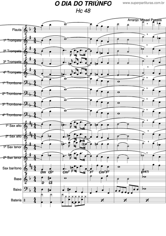 Partitura da música O Dia Do Triúnfo - 48 HC v.2
