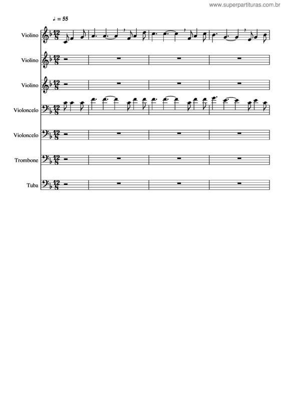 Partitura da música Ó Minha Alma, Por Que Te Abates? – 42