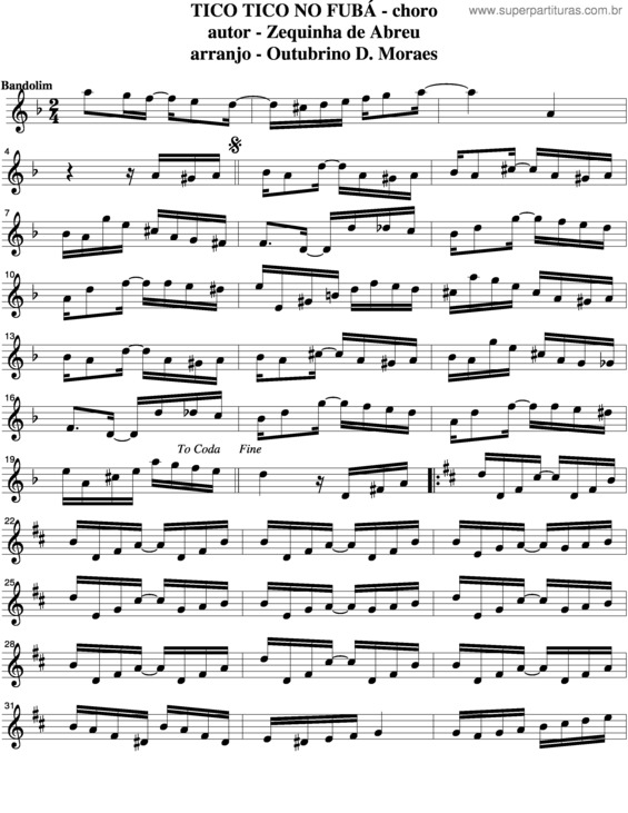 Cartola - O Mundo Um Moinho - Saxofone Alto PDF