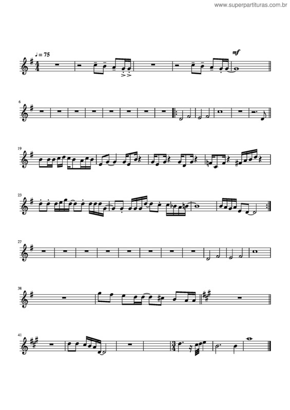 Partitura da música O Nome Do Meu Senhor
