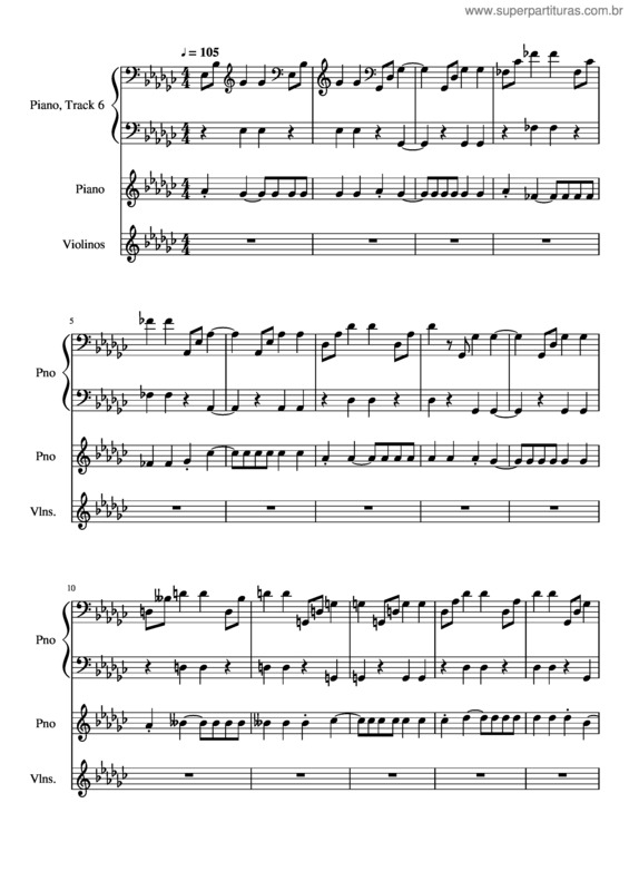 Partitura da música O Passeio Da Boa Vista – Legião Urbana