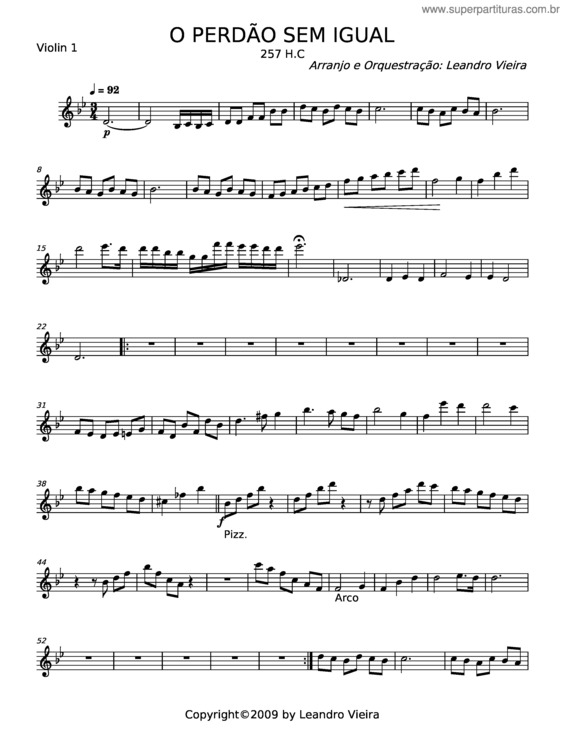 Partitura da música O Perdão Sem Igual – Misc Praise Songs v.3
