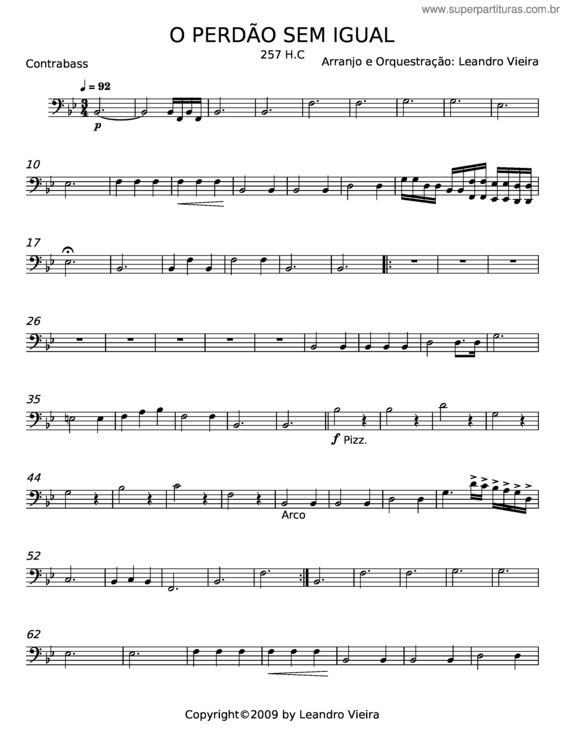 Partitura da música O Perdão Sem Igual – Misc Praise Songs v.4
