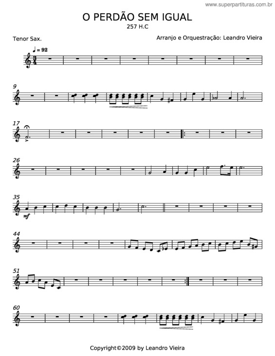 Partitura da música O Perdão Sem Igual – Misc Praise Songs v.7