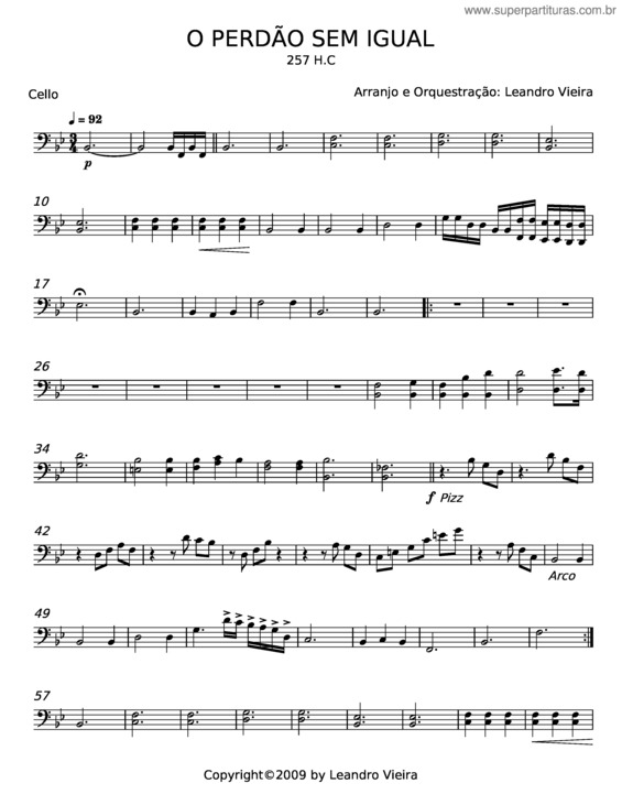 Partitura da música O Perdão Sem Igual – Misc Praise Songs v.8