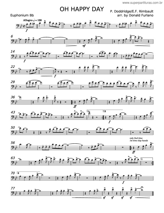 Partitura da música Oh Happy Day v.13