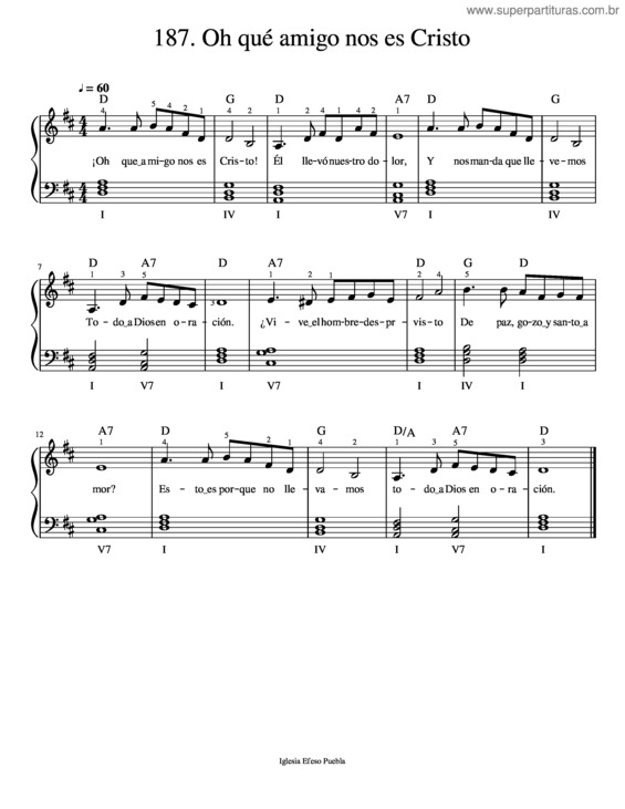 Partitura da música Oh_Qué_Amigo_Nos_Es_Cristo