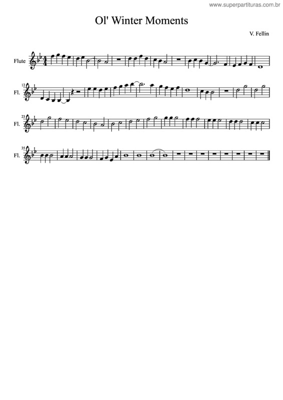 Partitura da música Ol` Moments