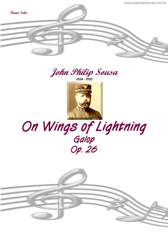 Partitura da música On Wings of Lightning