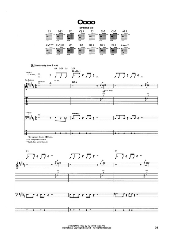 Partitura da música Oooo