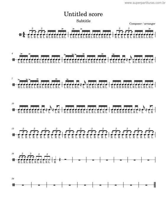 Partitura da música Open Your Eyes–Second Drop