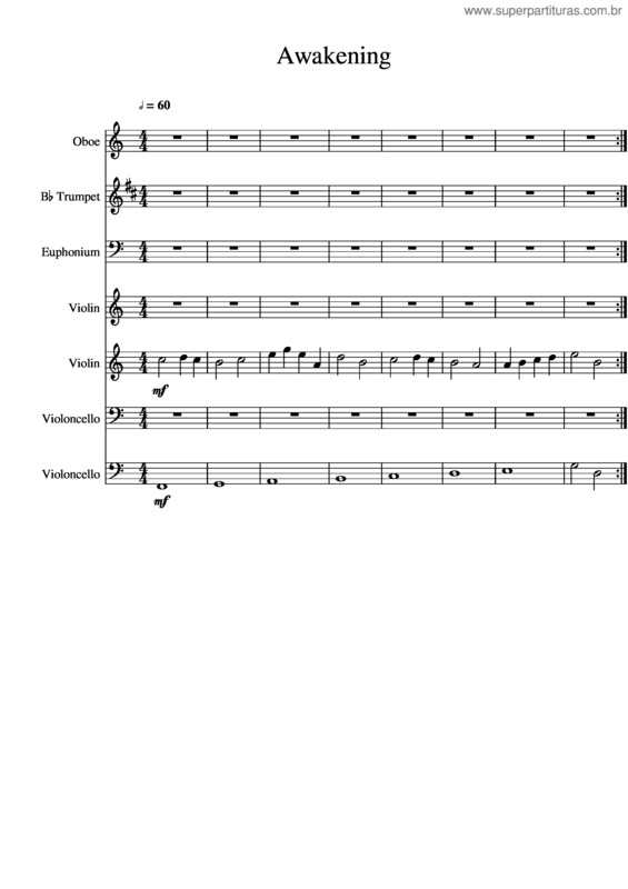 Partitura da música Open Your Eyes v.5
