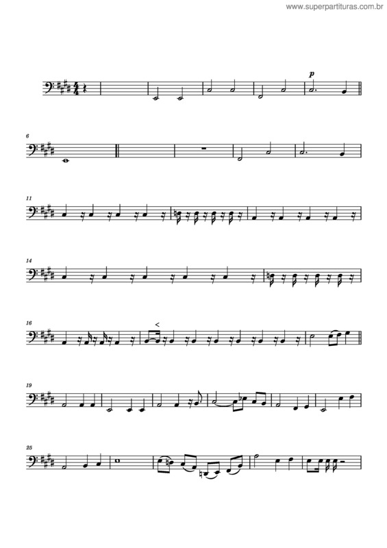 Partitura da música Os Dias Estão Passando Cello