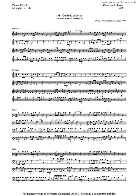 Partitura da música Ouvindo De Jesus v.3