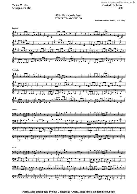 Partitura da música Ouvindo De Jesus v.4