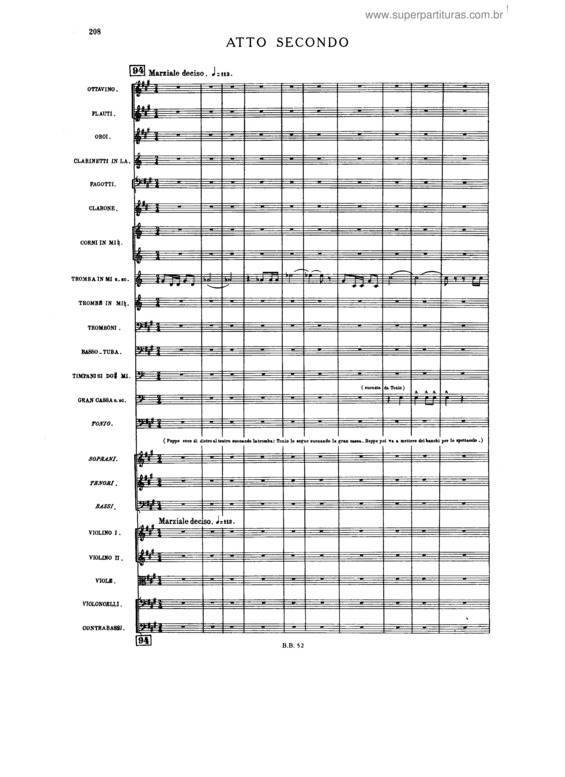 Partitura da música Pagliacci v.7