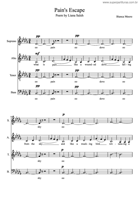 Partitura da música Pain`S Escape