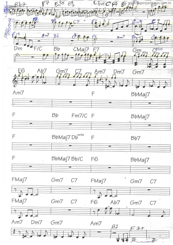 Partitura da música País Tropical Pág.2 v.2