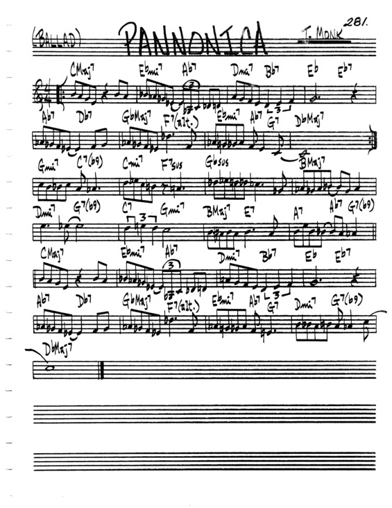 Partitura da música Pannonica v.6