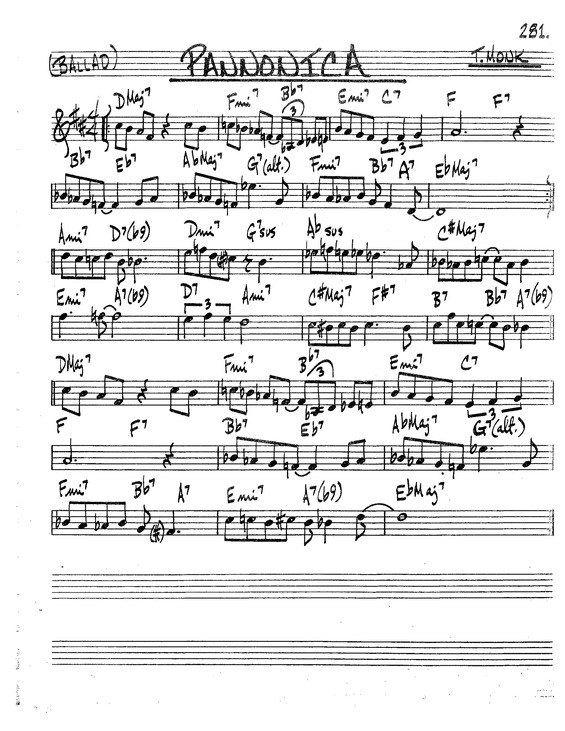 Partitura da música Pannonica v.8