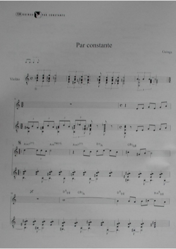 Partitura da música Par Constante