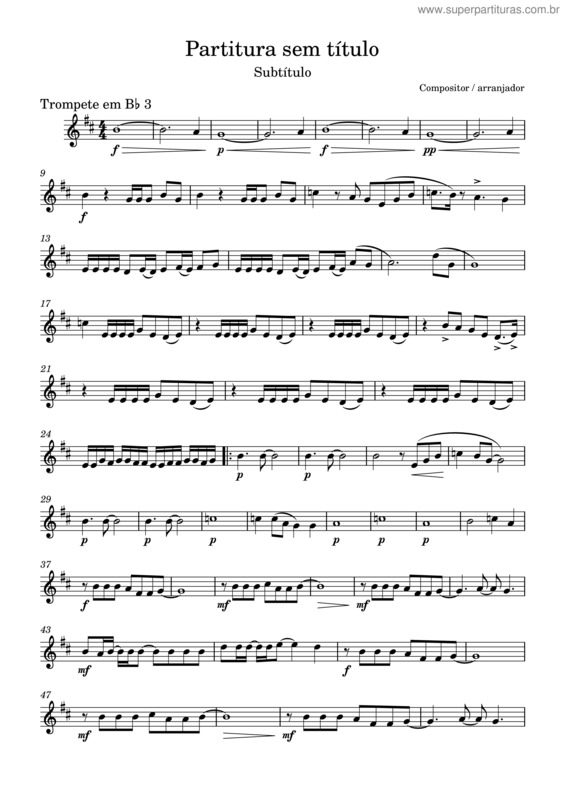 Partitura da música Partes Lagrimas–Trompete_Em_Bb_3.Mxl