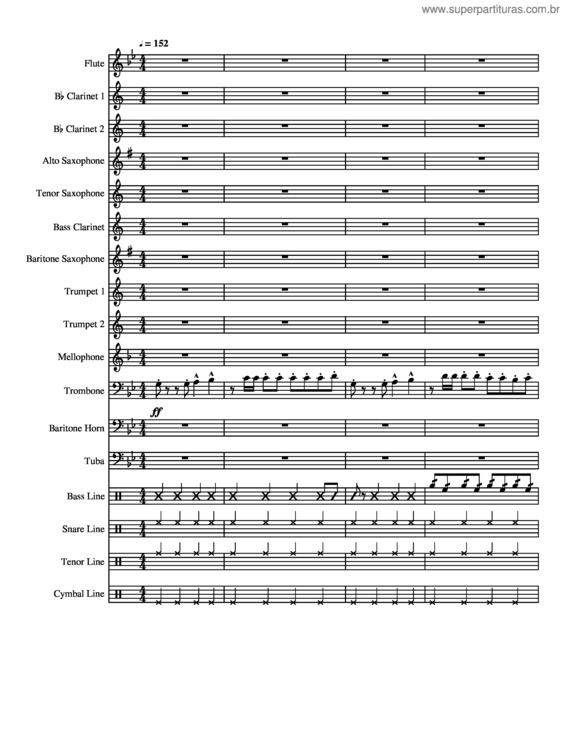 Partitura da música Party Like A Rockstar v.3