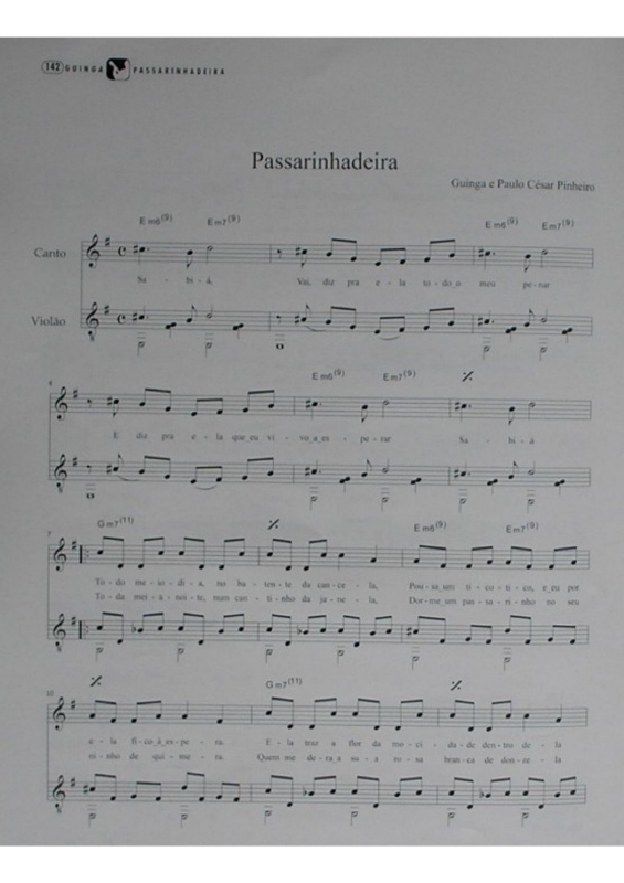 Partitura da música Passarinhadeira