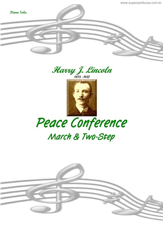 Partitura da música Peace Conference