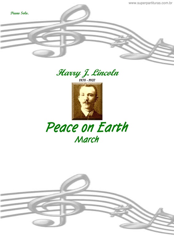 Partitura da música Peace on Earth