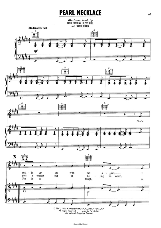 Partitura da música Pearl Necklace v.2