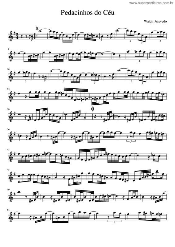 Partitura da música Pedacinhos Do Céu v.16