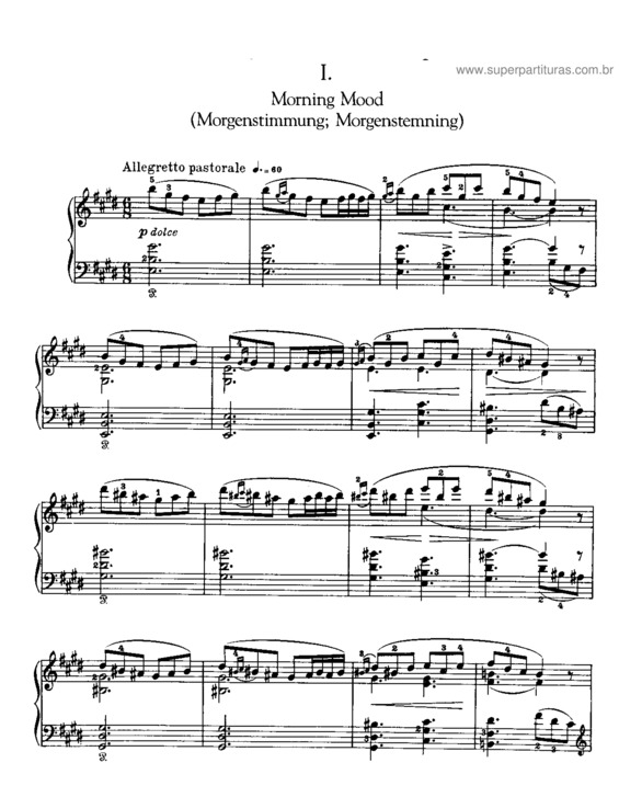 Partitura da música Peer Gynt Suite No. 1 v.2