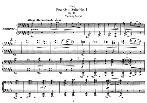 Partitura da música Peer Gynt Suite No. 1 v.4