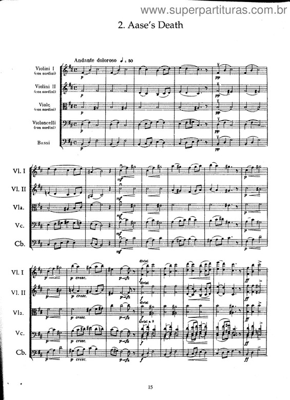 Partitura da música Peer Gynt Suite No. 1 v.7