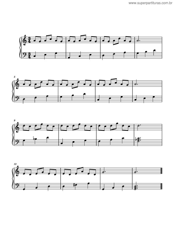 Partitura da música Pela Luz Dos Olhos Teus – Vinicius De Moraes