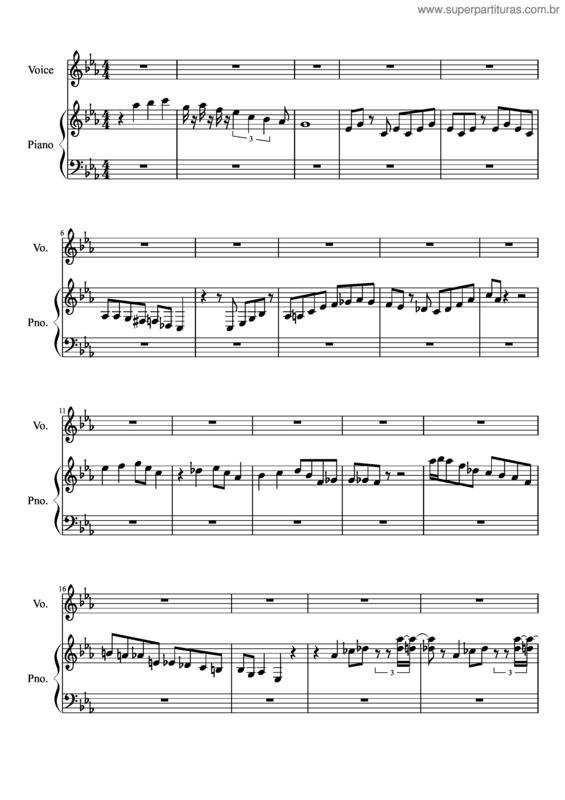 Partitura da música People Will Say We`Re In Love v.2