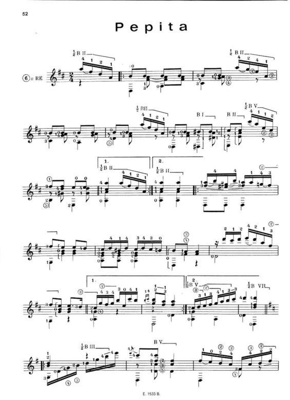 Partitura da música Pepita v.4