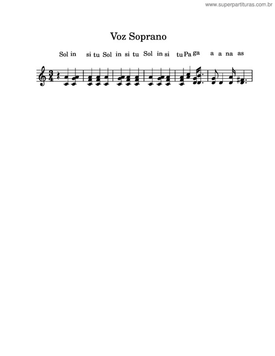 Partitura da música Pequeña Linea De Sueño En Voz Soprano Pequeña Linea De Sueño Voz Soprano
