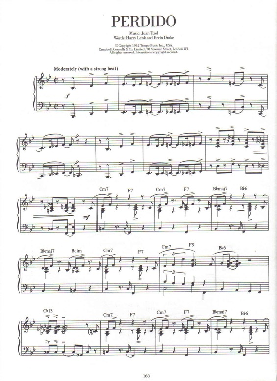 Partitura da música Perdido v.11