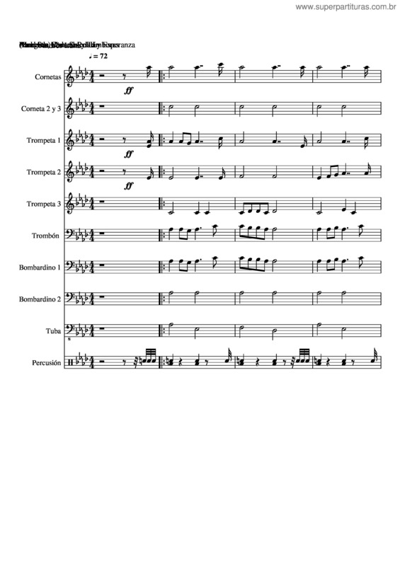 Partitura da música Perdona A Tu Pueblo, Señor v.2