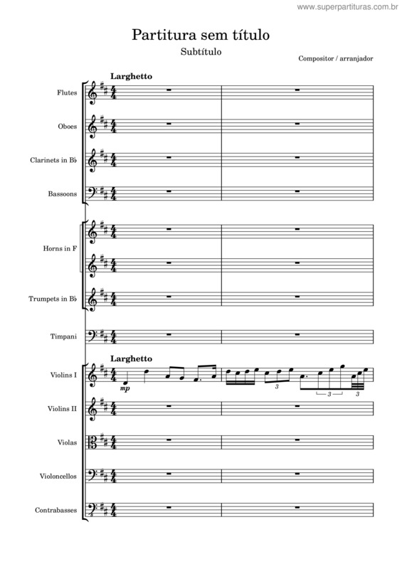 Partitura da música Pétalas