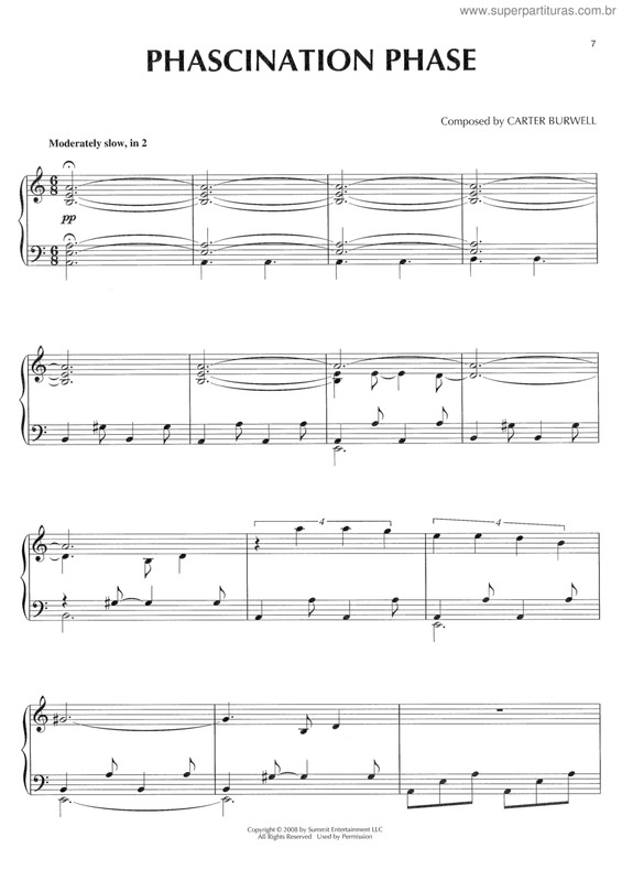 Partitura da música Phascination phase