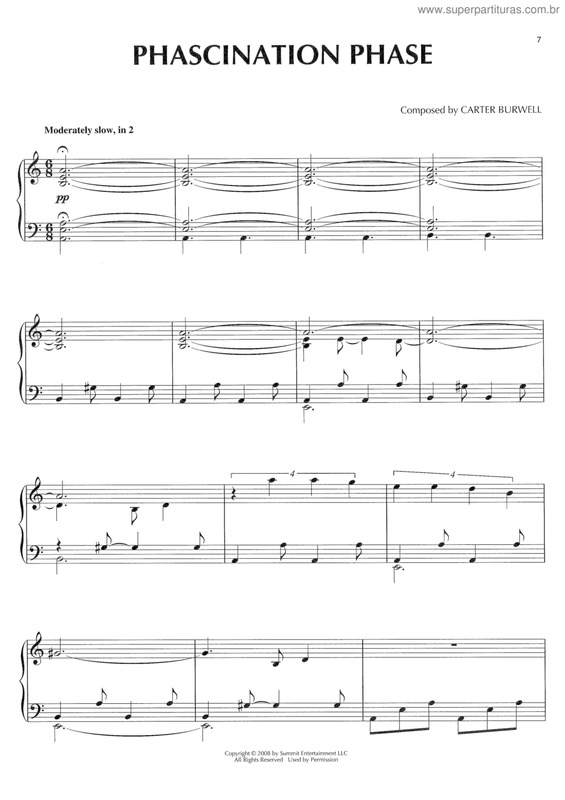 Partitura da música Phascination phase