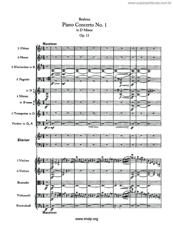 Partitura da música Piano Concerto No. 1 v.9