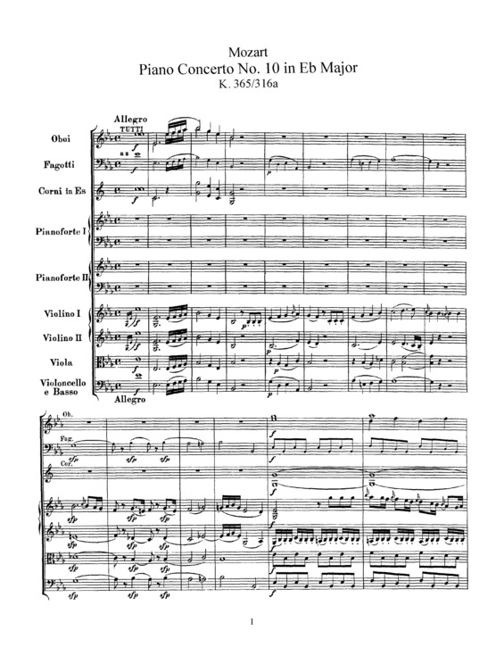 Partitura da música Piano Concerto No. 10 v.2
