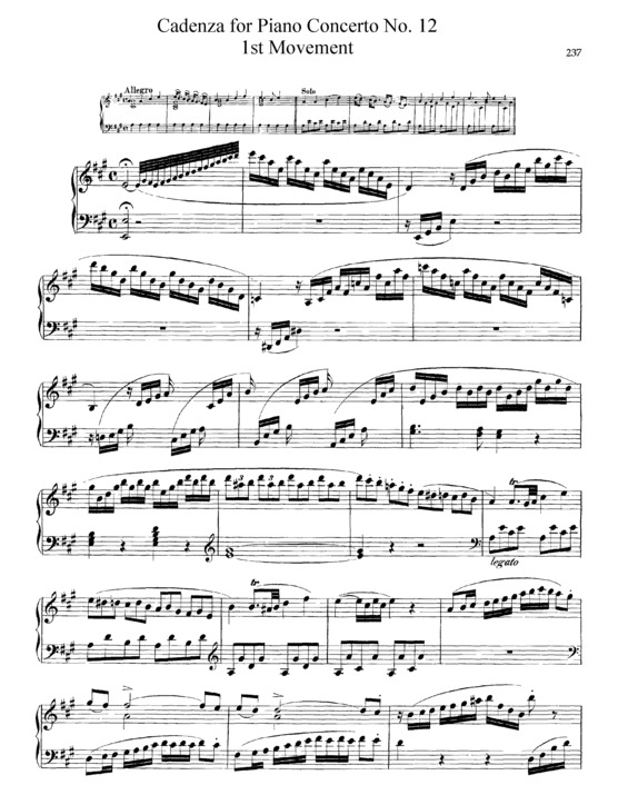 Partitura da música Piano Concerto No. 12 v.3