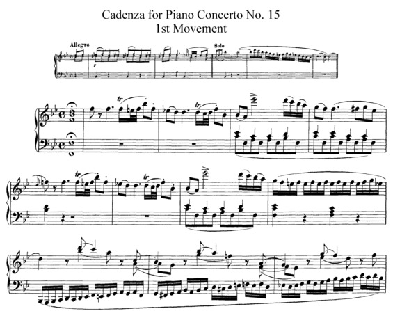Partitura da música Piano Concerto No. 15 v.3