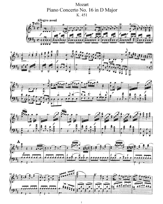 Partitura da música Piano Concerto No. 16 v.3