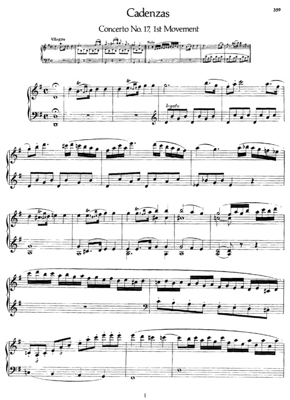 Partitura da música Piano Concerto No. 17 v.2
